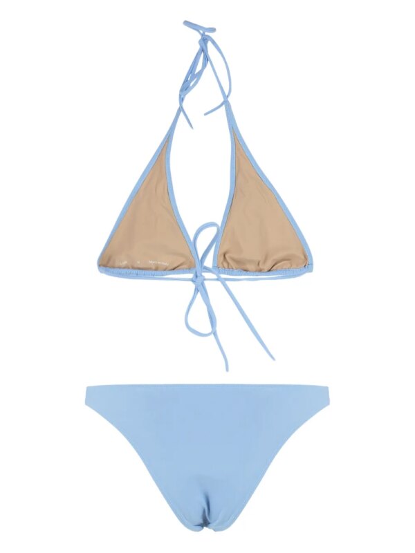 LIDO Cinquantacinque triangel bikini met halternek - Blauw