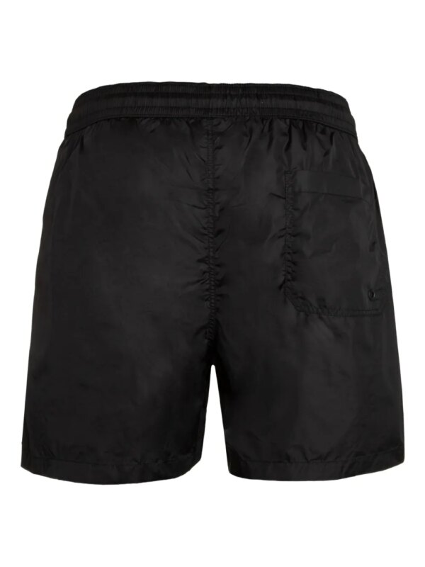 THE (Alphabet) Zwembroek met trekkoord - Zwart