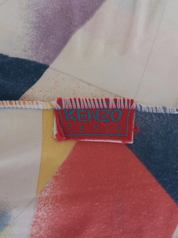 Kenzo Pre-Owned Badpak met abstracte print - Wit