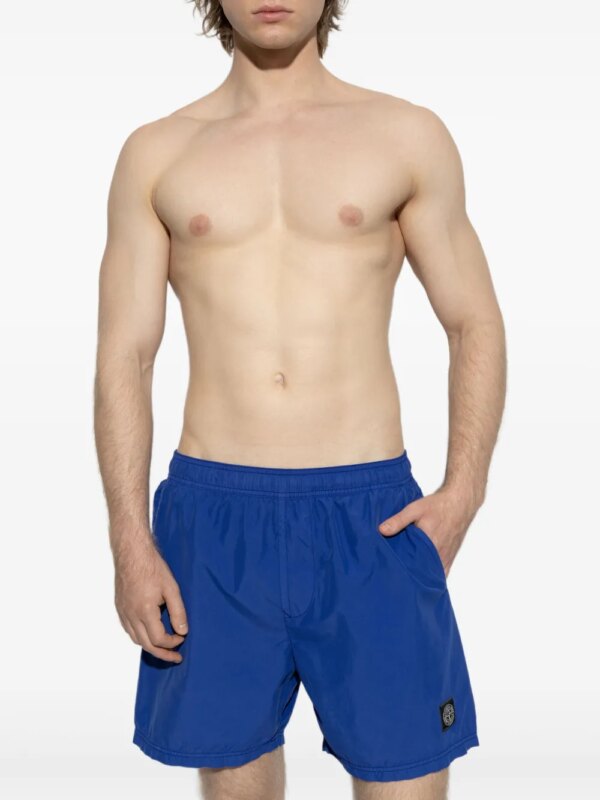 Stone Island Zwembroek met mesh voering - Blauw