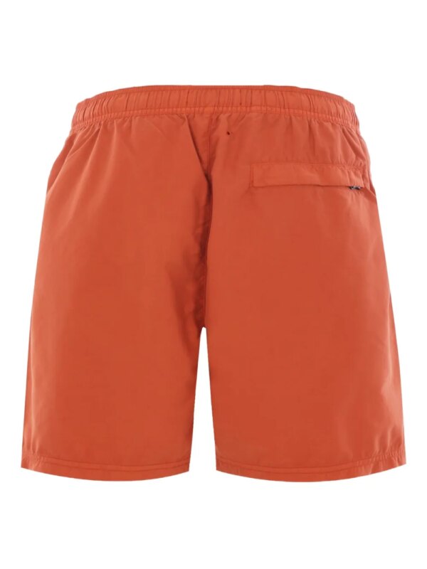 Stone Island Nylon zwembroek met opgestikte zak - Oranje