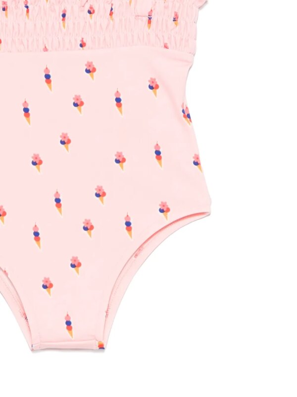Bonton Badpak met ijsjespatroon - Roze