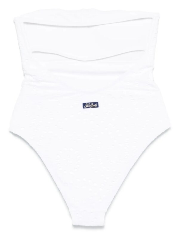 MC2 Saint Barth Broderie anglaise badpak - Wit