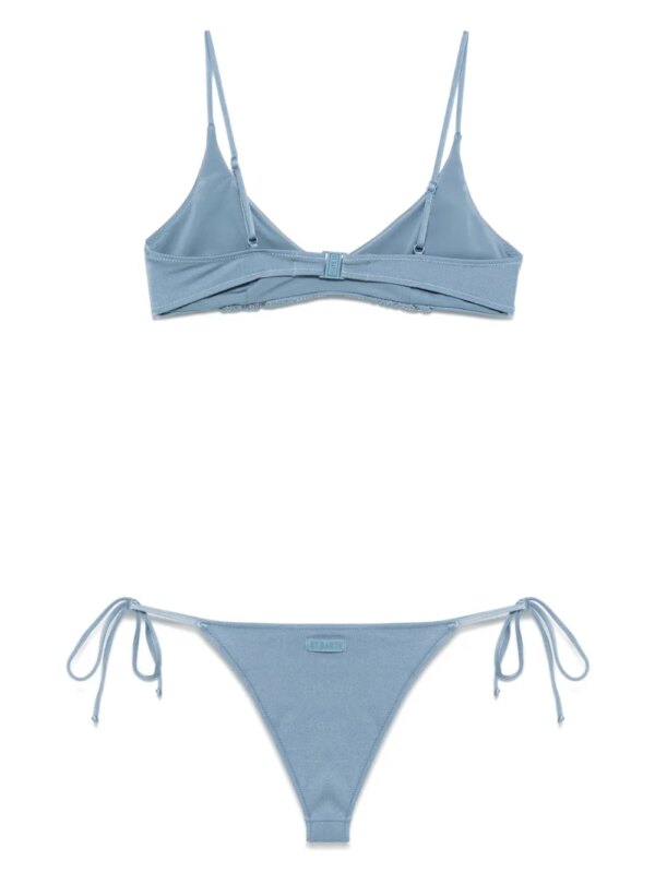 MC2 Saint Barth Bikini verfraaid met stras - Blauw