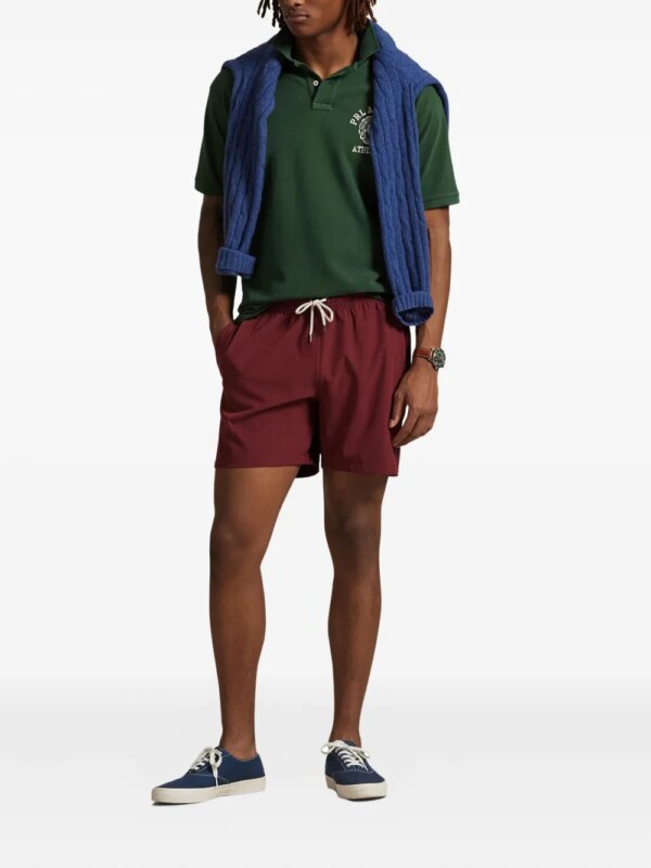 Polo Ralph Lauren Traveler zwembroek met elastisch trekkoord - Rood