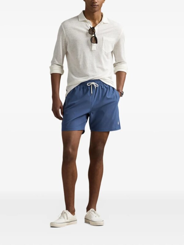 Polo Ralph Lauren Traveler zwembroek met elastisch trekkoord - Blauw