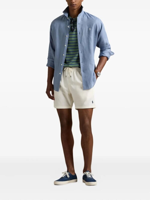 Polo Ralph Lauren Traveler zwembroek met trekkoordtaille - Beige