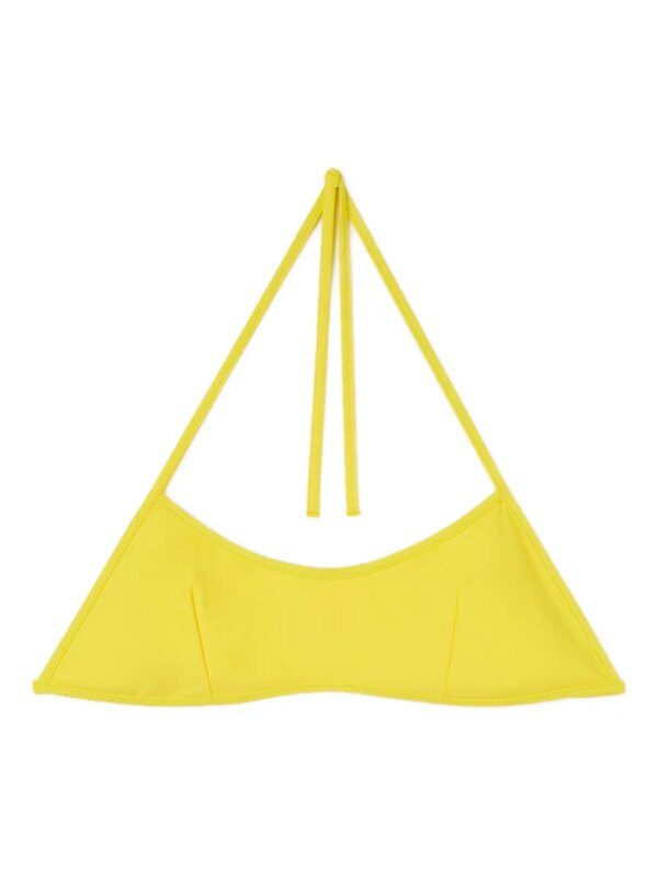 Sunnei Omkeerbare bikinitop - Geel