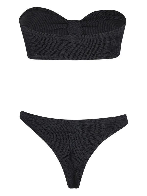 Hunza G Bikini met strikdetail - Zwart