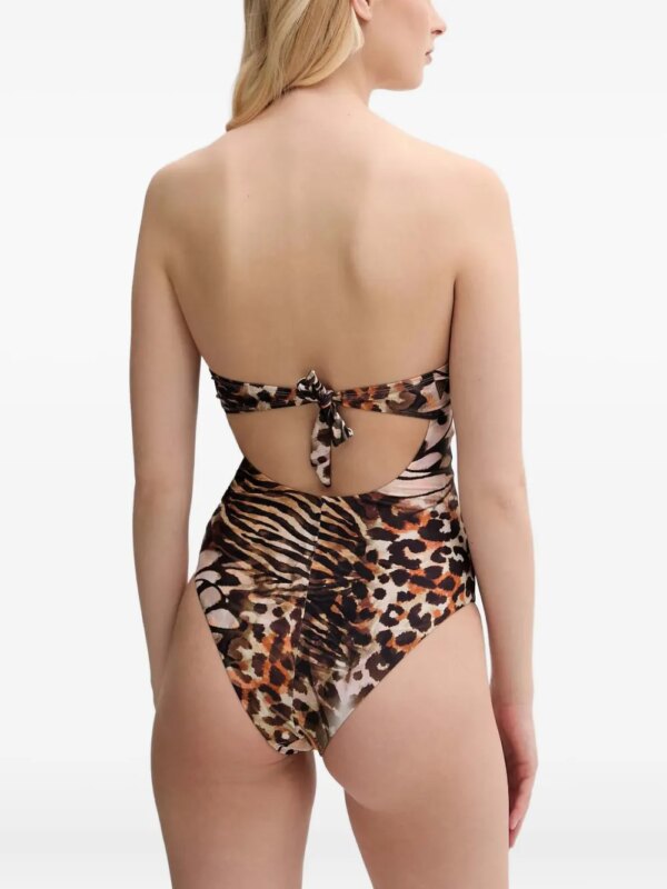 GUESS USA Badpak met dierenprint - Bruin