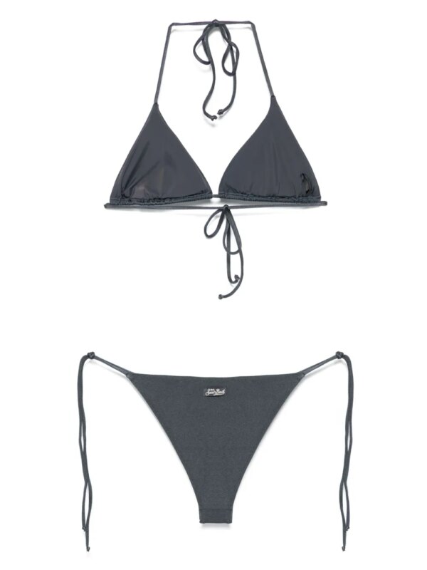 MC2 Saint Barth Anna bikini verfraaid met stras - Blauw