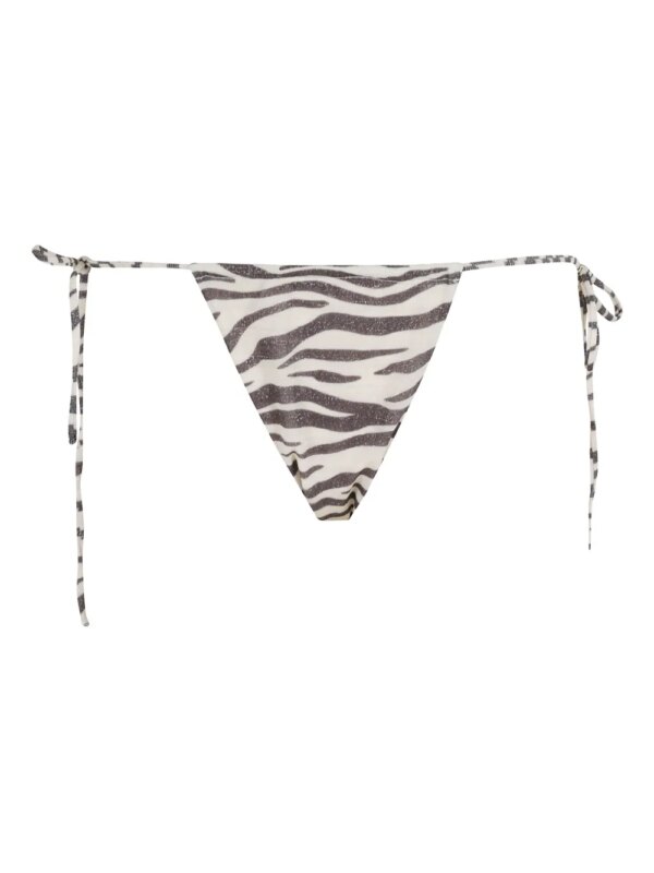 MC2 Saint Barth Bikinibroek met zebraprint - Wit