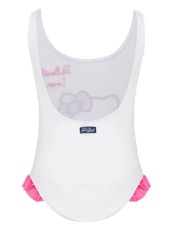 MC2 Saint Barth Kids x Hello Kitty Tiana badpak met print - Wit