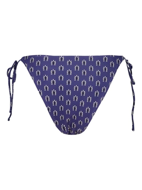 Matteau Bikinislip met patroon en striksluiting - Blauw
