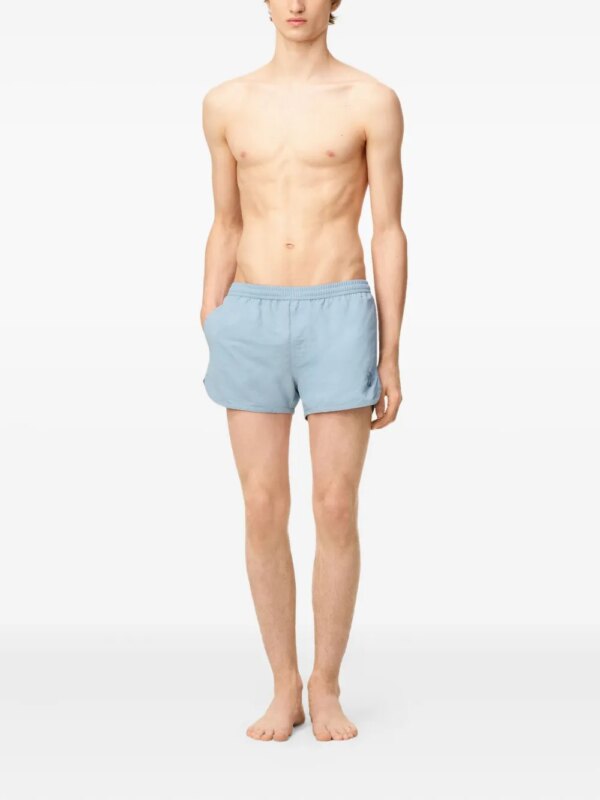 AMI Paris Plain zwembroek - Blauw