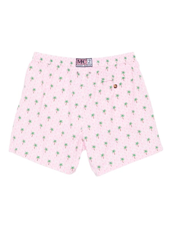 MC2 Saint Barth Zwembroek met print - Roze