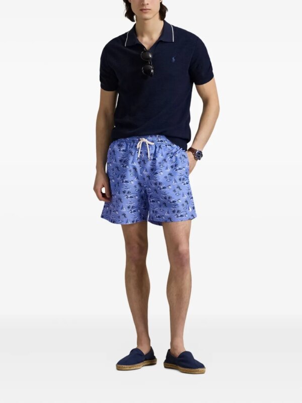 Polo Ralph Lauren Trainingsshorts met grafische print - Blauw