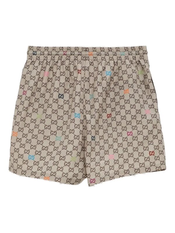 Gucci Shorts met print - 2270 - BEIGEEBONYMC