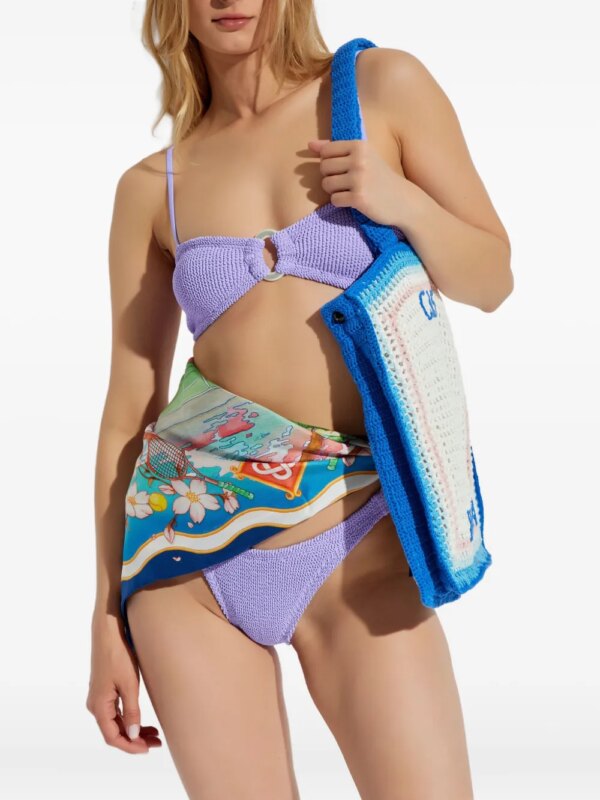 Hunza G Misty gekreukte bikini - Paars