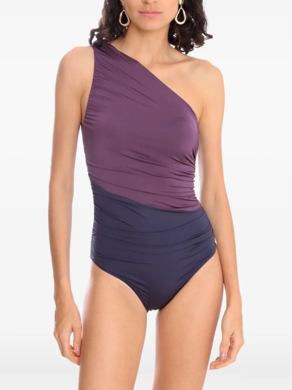 Brigitte Asymmetrisch badpak - Paars