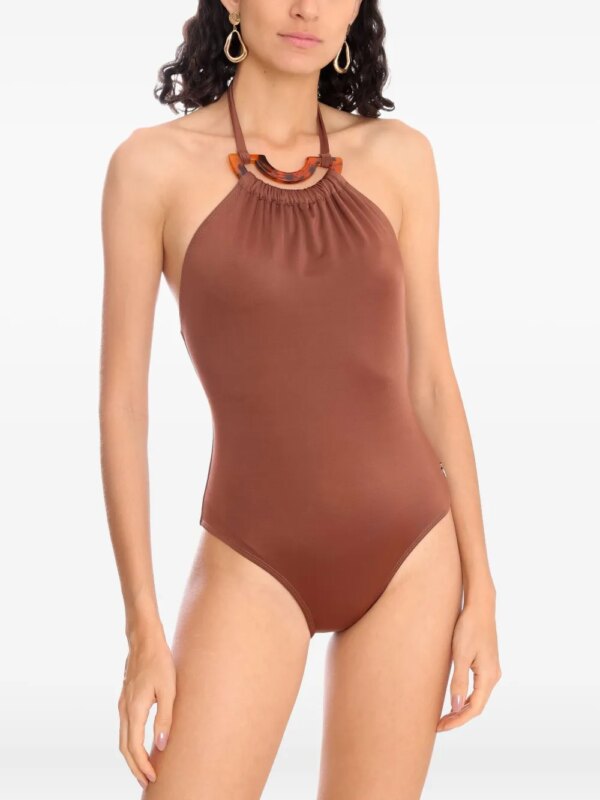 Brigitte Alanis badpak - Bruin