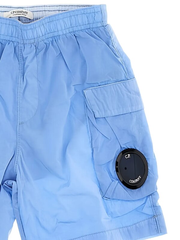 C.P. Company Kids Lense zwembroek met cargo zak - Blauw