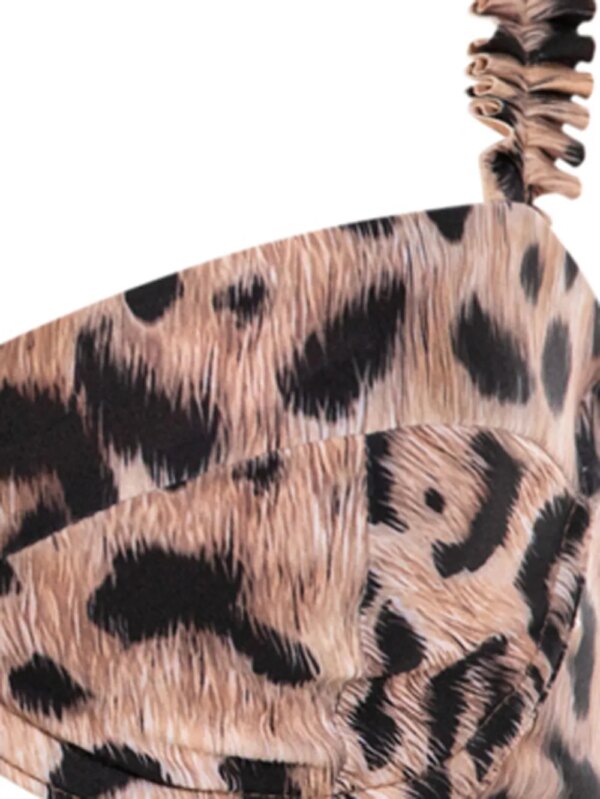 Agua By Agua Bendita Bikinitop met luipaardprint - Bruin