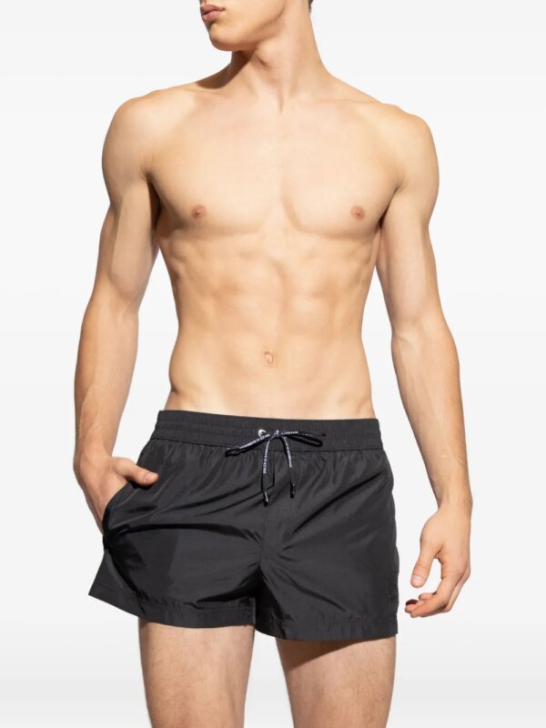 Dolce & Gabbana Zwembroek met geborduurd logo - Zwart