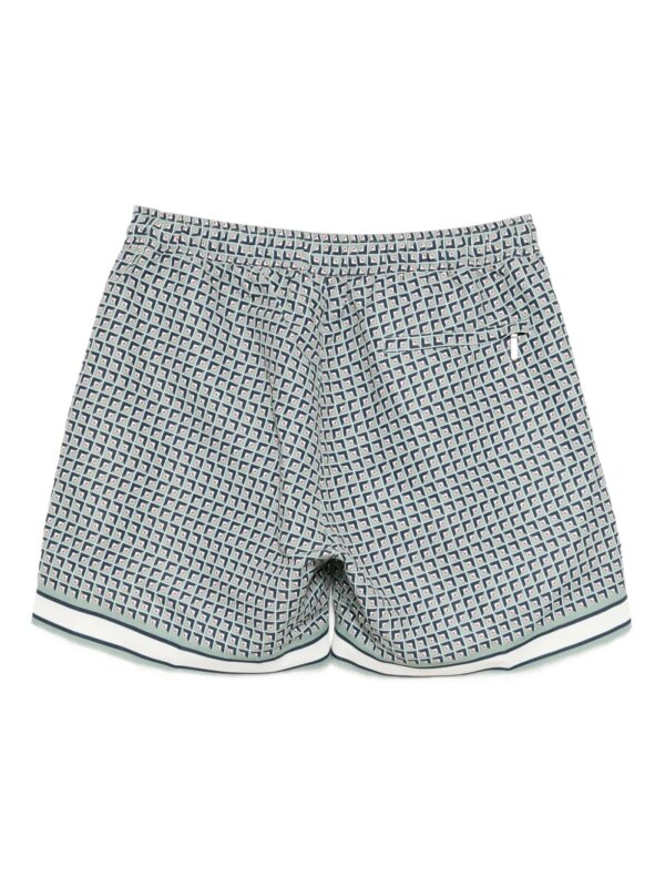 CHÉ Tessera zwembroek met geometrisch patroon - Groen