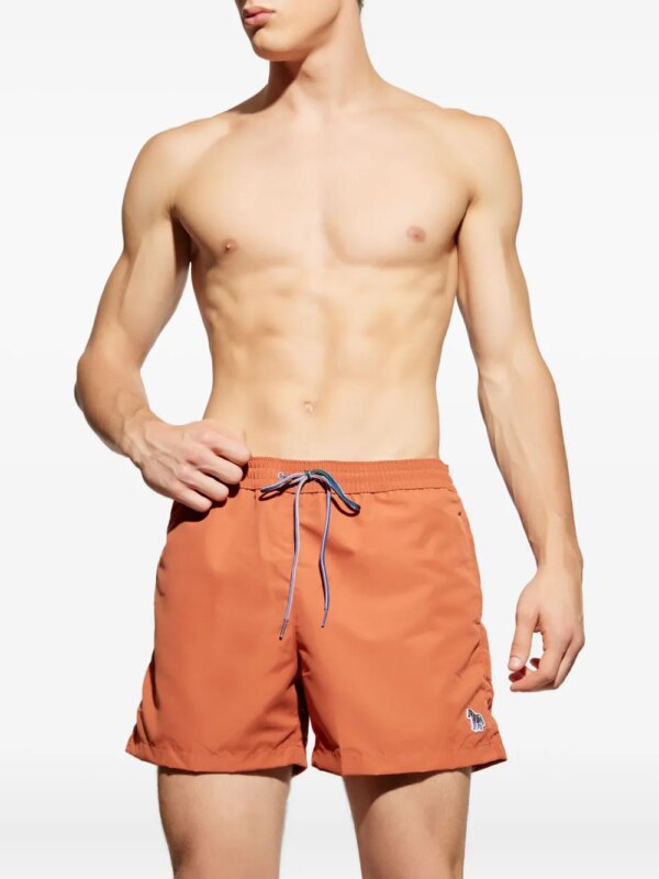 Paul Smith Zwembroek met logopatch - Oranje