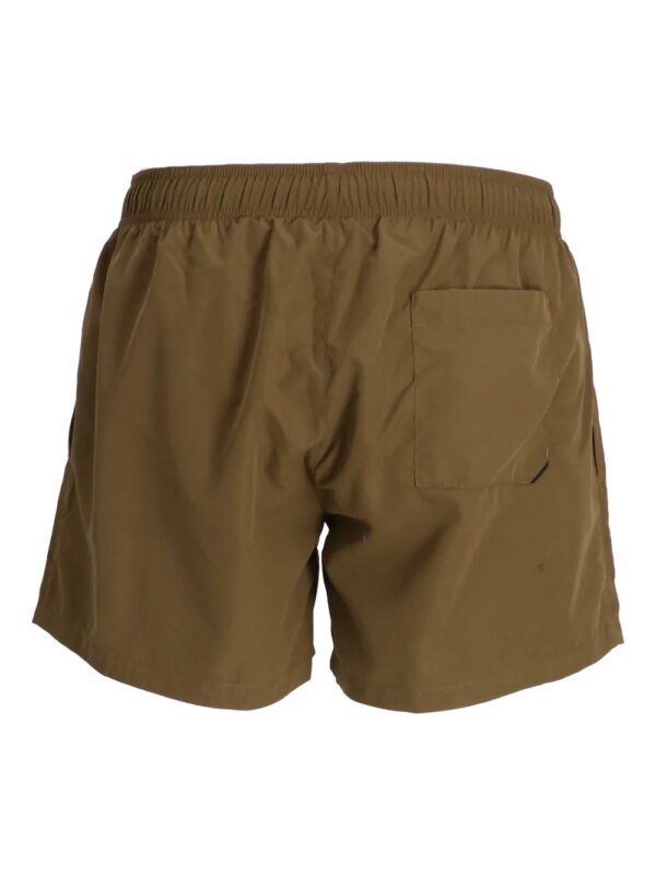 HUGO Zwembroek met logodetail - Groen