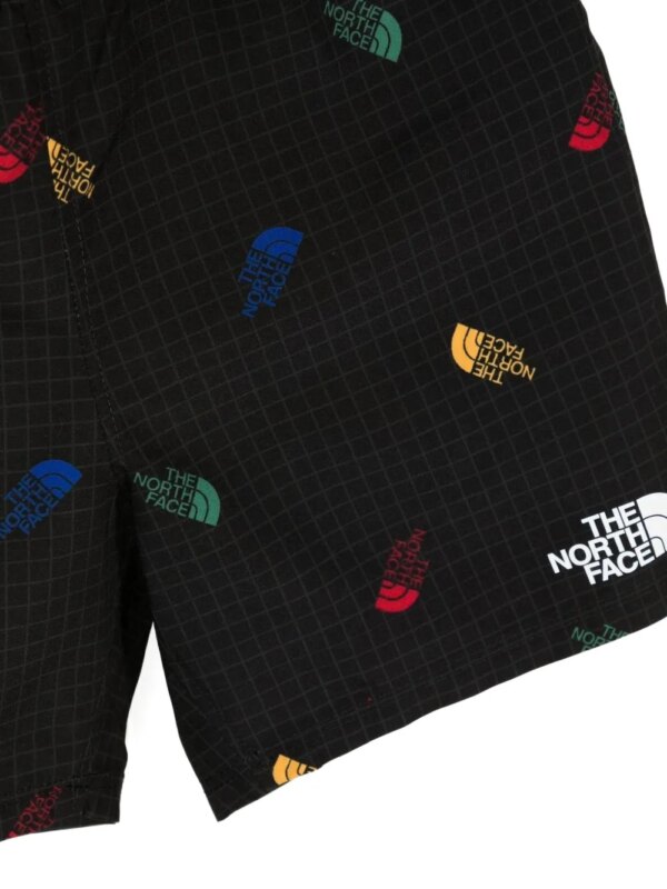 The North Face Kids Badpak met colourblocking en logoprint - Blauw