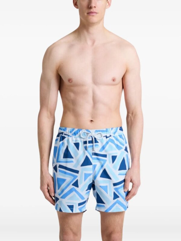 Bluemint Zwembroek met geometrische print - Blauw