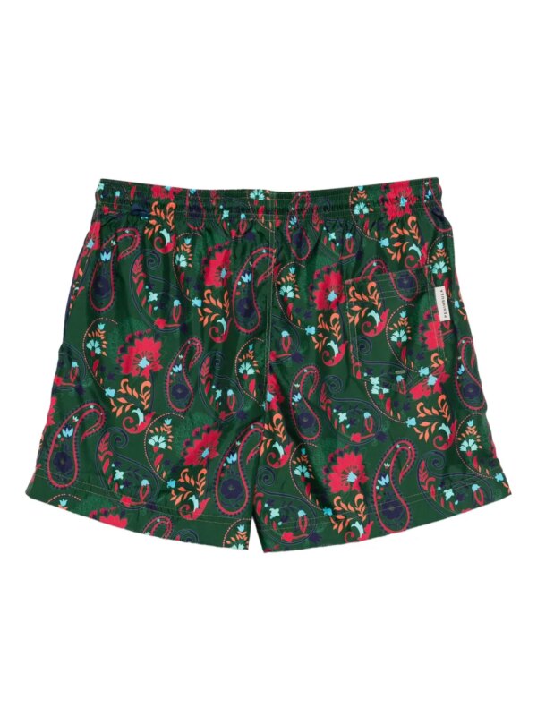 PENINSULA SWIMWEAR Zwembroek met paisley-print - Groen