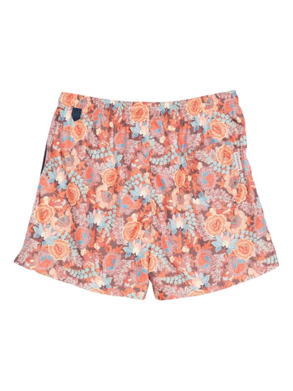 PENINSULA SWIMWEAR Zwembroek met bloemenprint - Oranje