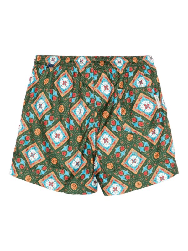 PENINSULA SWIMWEAR Zwembroek met trekkoord - Groen