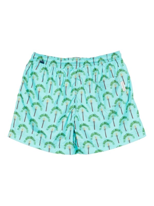 PENINSULA SWIMWEAR Zwembroek met boomprint - Groen