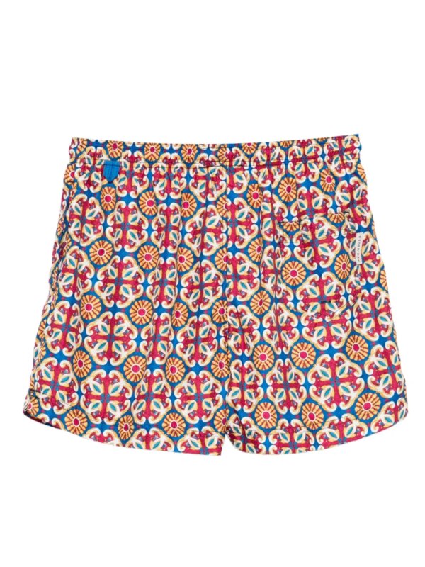 PENINSULA SWIMWEAR Zwembroek met geometrische print - Blauw