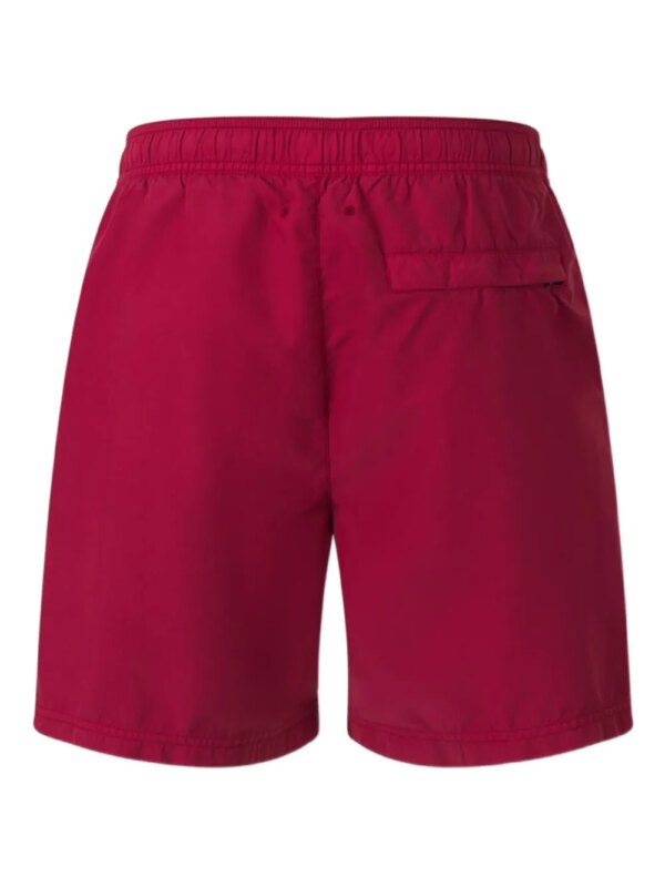 Stone Island Zwembroek met Compass-logopatch - Rood