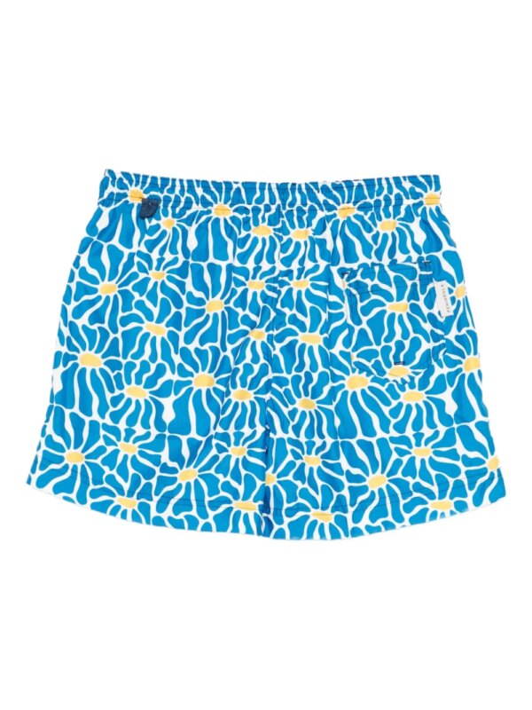 PENINSULA SWIMWEAR Zwembroek met bloemenprint - Blauw