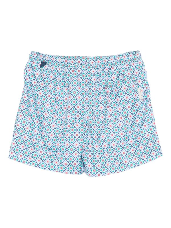 PENINSULA SWIMWEAR Zwembroek met geometrische print - Blauw