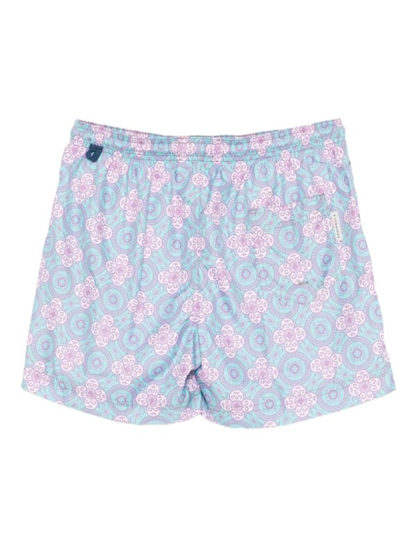 PENINSULA SWIMWEAR Zwembroek met bloemenprint - Groen