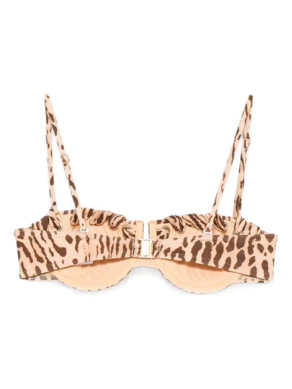 ZIMMERMANN Bikinitop met luipaardprint - Beige