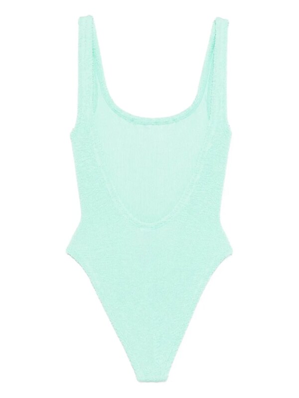Hunza G Badpak met vierkante hals - Groen