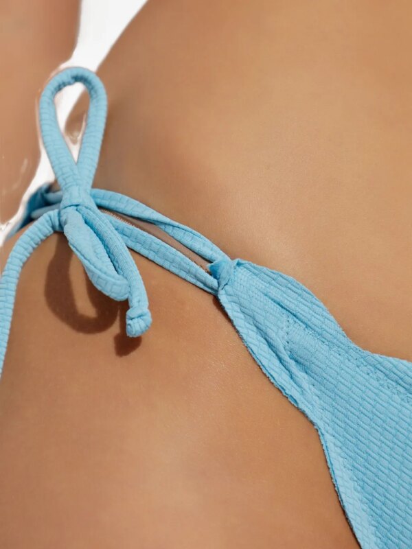 Marysia Bikinislip met gewelfde rand - Blauw
