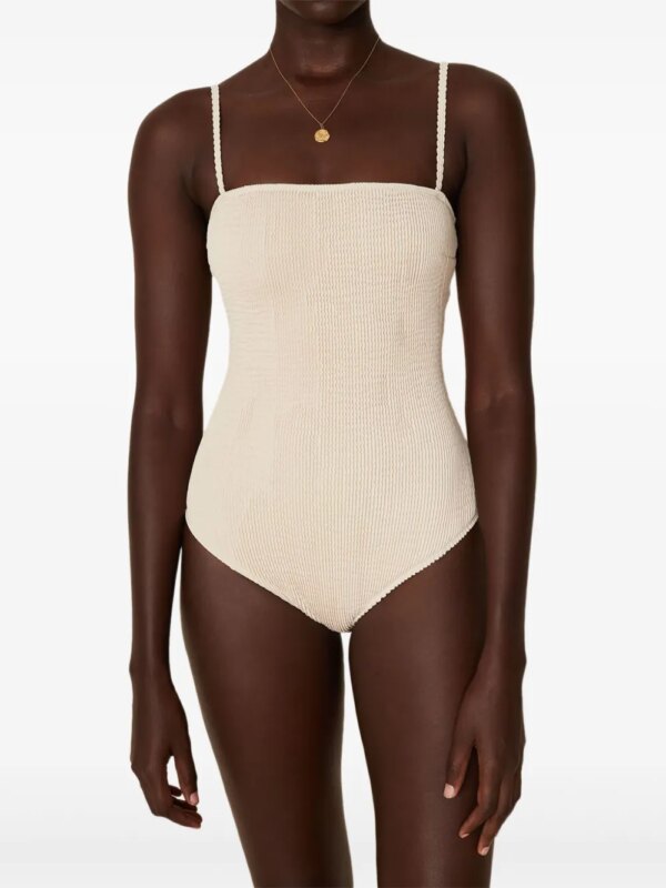 Faithfull the Brand Minnelli badpak met textuur - Beige