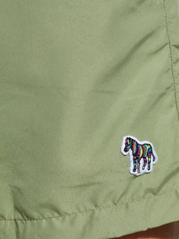 Paul Smith Zwembroek met zebrapatch - Groen