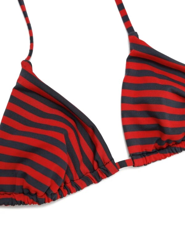 Paloma Wool Kineta gestreepte bikinitop - Rood
