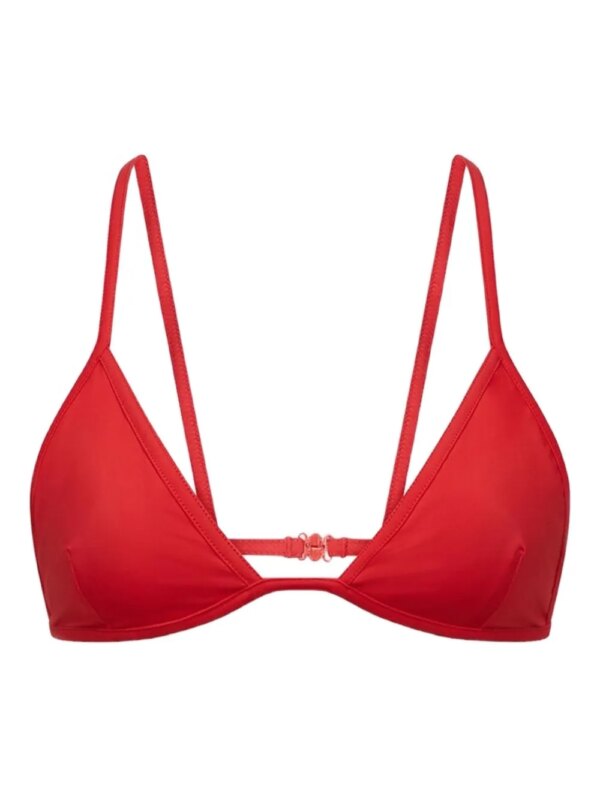 LouLou de Saison Sofia triangelvormige bikinitop - Rood