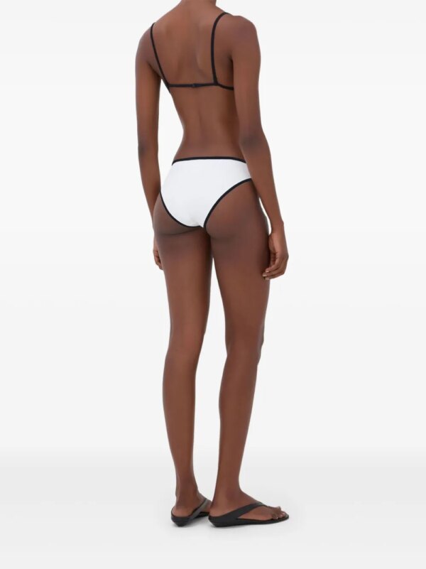 LouLou de Saison Sofia triangelvormige bikinitop - Wit